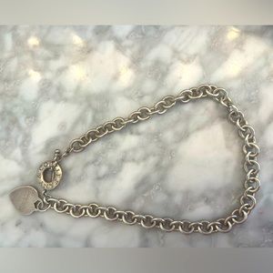 Return to Tiffany Heart Tag Toggle Necklace